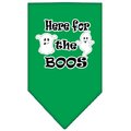 Mirage Pet Products Here for the Boos Screen Print BandanaEmerald Green Large 66-174 LGEG